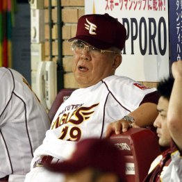 ベンチで厳しい表情の野村克也監督（Ｃ）日刊ゲンダイ