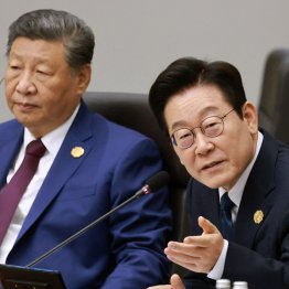したたか（強か）に立ち回ってこそ国益に（中国の習近平国家主席と韓国の李在明大統領＝右）／（Ｃ）ロイター