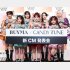 CANDY TUNE(前列左から小川奈々子、立花琴未、村川緋杏　後列左から南なつ、福山梨乃、桐原美月、宮野静)（Ｃ）日刊ゲンダイ