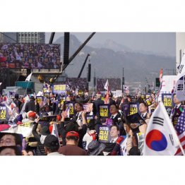 熱量衰えない韓国・尹錫悦前大統領の支持者（提供）筆者