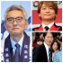 松重豊（左）と香取慎吾（右上）、川原和久（Ｃ）日刊ゲンダイ
