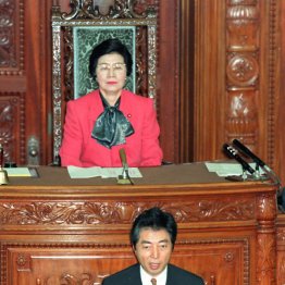 土井たか子社民党党首は女性初の参院議長（Ｃ）共同通信社