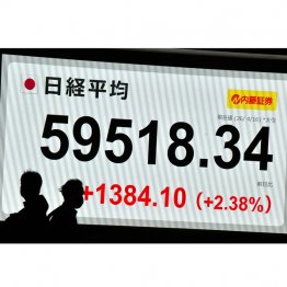 市場は好調（Ｃ）日刊ゲンダイ