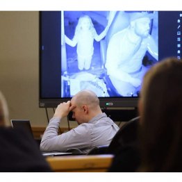 裁判が始まり、直前でアテナ・ストランドさんの誘拐・殺害を認めるタナー・ホーナー被告（Ｃ）ロイター／ZUMA Press Wire