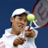 14年9月の全米オープン男子シングルス決勝の舞台に立った錦織（Ｃ）共同通信社