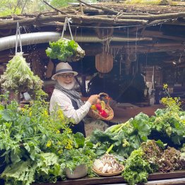 野菜は善玉菌のエサになる（本人提供）