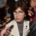 稲田朋美議員もヘホコを収めた（Ｃ）日刊ゲンダイ