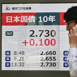 金利急上昇は市場からのキョーレツなダメ出し（Ｃ）共同通信社