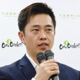 もういい加減にしたら…（「都構想」の是非を争点に出馬表明する日本維新の会代表の吉村洋文府知事）／（Ｃ）共同通信社