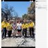 指輪を受け取ったランディさんとベスさん夫妻（米カリフォルニア州ベンチュラ郡消防署のフェイスブックから）