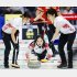 カーリング女子世界選手権のロコ・ソラーレ＝3月（カナディアンプレス提供・ＡＰ＝共同）