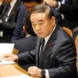 上の顔を伺うグダグダ運営（衆院予算委の坂本哲志委員長）／（Ｃ）日刊ゲンダイ