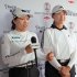 勝みなみ（左）と渋野日向子（Ｃ）共同通信社