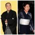 松平健と故・中村玉緒さん（Ｃ）日刊ゲンダイ