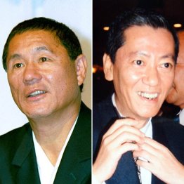 ビートたけし（左）と高田文夫（Ｃ）日刊ゲンダイ