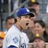 18日の登板に向けて調整する大谷（Ｃ）共同通信社