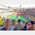 決勝の舞台になるニュージャージー州のメットライフ・スタジアムのブラジル対モロッコ戦のスタンドから（提供）筆者