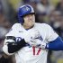 大谷は左膝に不安を抱えているが…（Ｃ）共同通信社