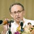 沖縄県知事選への立候補を表明した玉城デニー知事（Ｃ）共同通信社