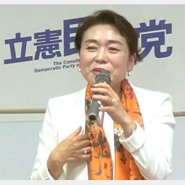 越谷市で国政報告会（高木真理参院議員）／（提供写真）