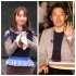 福田萌（左）と中田敦彦（Ｃ）日刊ゲンダイ
