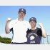 滝澤夏央（右）と並び、ネビン（左）も選手間投票で選出（Ｃ）共同通信社