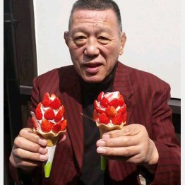 甘いものも大好きだが「1日1個と決めている」という（提供写真）