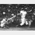 1959年6月25日、プロ野球初の天覧試合でサヨナラ本塁打を放つ巨人の長嶋茂雄。この華やかな歴史の裏に…（Ｃ）共同通信社