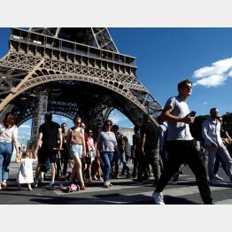 フランスの環境政策は、この気候変動により続く熱波で…（Ｃ）ロイター＝共同
