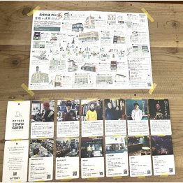 宿には“濃い店”を紹介したカード（Ｃ）日刊ゲンダイ