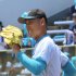 帝京三戦延長10回、勝ち越し打を許した山梨学院の菰田陽生（Ｃ）共同通信社