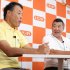 ギャオス内藤氏（左）と飯田哲也氏（Ｃ）日刊ゲンダイ