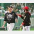 全セの阪神・藤川監督（左）と全パの日本ハム・新庄監督（Ｃ）日刊ゲンダイ