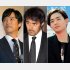 左から堺雅人、阿部寛、竜星涼（Ｃ）日刊ゲンダイ