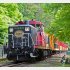 嵯峨野トロッコ列車（「嵯峨野観光鉄道」提供）