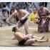 先場所は7勝7敗1休（安青錦に上手投げで敗れた豊昇龍）／（Ｃ）共同通信社