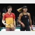 2018年11月、慈善試合の混合ダブルスでペアを組んだ錦織圭と大坂なおみ（Ｃ）共同通信社