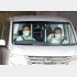 送検される容疑者を乗せた車両（Ｃ）日刊ゲンダイ