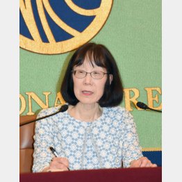 法の支配の終焉を予測したICCの赤根智子所長（Ｃ）共同通信社
