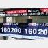 とうとう、やっぱり再び160円（Ｃ）共同通信社