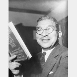 自由党総裁の鳩山一郎（1946＝昭和21＝年4月27日）／（Ｃ）共同通信社