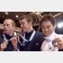 フェルプス選手（中央＝米）と（02年パンパシフィック選手権で）／（Ｃ）共同通信社