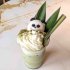 悦璞食堂の“パンダドリンク”「熊猫茉莉抹茶牛乳（冷）」（19.9元）／（Ｃ）日刊ゲンダイ