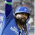 目下、パ・リーグ首位打者のレイエス（Ｃ）共同通信社
