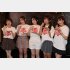 「ラーメンJAPAN47」の5人。左から桜月真依、桜木唯衣、杏珠、美優、藤田早希（Ｃ）日刊ゲンダイ