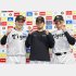 左から大山悠輔、高橋遥人、森下翔太（Ｃ）共同通信社