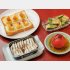 （右上から時計回りに）ごまQ、ゆかりトマト、冷製オイルサーディン、ウニチーズ（Ｃ）日刊ゲンダイ