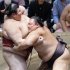 大関候補の熱海富士を寄り切る朝乃山（Ｃ）日刊ゲンダイ