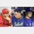 （左から）広島・新井監督、ヤクルト・池山監督、中日・井上監督（Ｃ）共同通信社