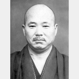 血盟団事件盟主の井上日召＝1932（昭和7）年3月28日配信（日本電報通信社）